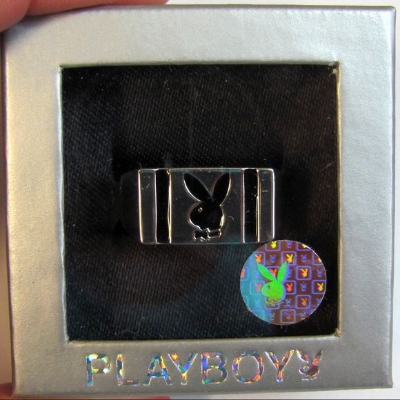 Mens Playboy Ring Bunny Signet Statement Size 11 - Picture 4 of 7
